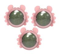 Catnip Ball 360° Balls,4 Pack Catnip Balls, Cats Wall Catnip Rollerball Wall,Cat Nips Organic Ball,Can Relieves Stress and Promotes Exercise,Cat Teeth Cleaning (Pink)