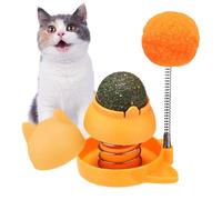 Catnip Ball for Cats Wall Edible Spring Ball Rotatable Cats Lick Teeth