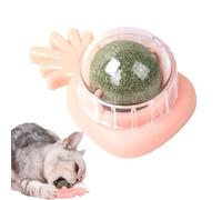 Catnip Ball Interactive Cat Toy | Fun Cat Chew Toy for Teething & Cleaning | Happy Play Toy for Cats with Rotating Design | Stimulating Catnip Ball for Healthy Teeth & Gums