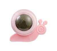 Catnip Ball Toy for Indoor Cat - Cleaning Teeth,Wall-Mounted Grinding Chew Catnip Toy,Cat Wall Treats,Interactive Toys for Adult Cats Snails Pink