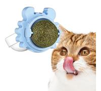 Catnip Balls for Cats Wall - Durable Catnip Ball Toy for Indoor Cat - Rotatable Edible Toys for Cats Lick