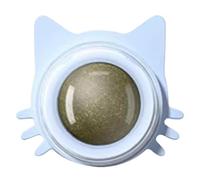 Catnip Balls - Interactive Rotatable Catnip Wall Toys | Chew Clean Teeth Toy, Funny Licking Cat Snack Nip Balls, Catnip Balls for Catnip Balls, Chewing Kittens Playing