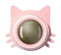 Catnip Balls - Interactive Rotatable Catnip Wall Toys | Kitten Playing Chewing Cleaning Teeth Toy, Funny Lickable Cat Snack Catnip Balls, Catnip Balls For Cat Biting, Scratching Playing Chewing