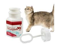 Catnip Bubble Toy, Pet - 0.6 oz Catnip - Scented Foam - Harmless and Fun - Plays Are Realable Foam - Enjoy Your Cat for Hours of Oi Training - Fragranced