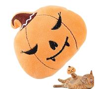 Catnip Cat Toys Pumpkin Spider Bat Plush,Pumpkin Spider Ghost Bat Plush interactive catnip toys for indoor cats Teething Chew Toys for Kitten Indoor, Pet for Kitten Cats