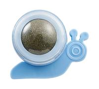 Catnip Chew Toy, Snail Shape Healthy Catnip Ball Silvervine, Soft Plush Catnip, Soft Plush Teeth Cleaning Cat Dentals Toy, Interactive Oral Health Cat Toy, Edible Kitty Toys for Cat Kitten