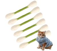 Catnip Chew Toys for Cats - Kitten Teething Cotton Swabs | Interactive Catnip Toys | for Outdoor Home Exercise Training Entertainment Yard Park