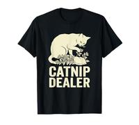 Catnip Dealer Funny Cat Lover Kitty Herb Humor Design Cute T-Shirt