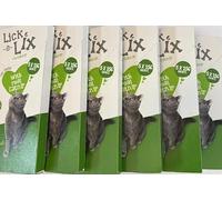 Catnip Lick-e-Lix Cat Treats 75g (6 Packets) - Soft Creamy Yoghurt Treats