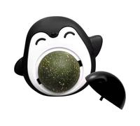 Catnip Roller Ball | Cute Licker Toy for Kitten,Natural Catnip Licking Penguins Shape Ball for Cats Oral Care, Relieve Boredom Reduces Pressure