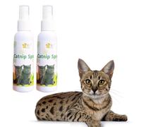 Catnip Spray as Play Spray for Cats, Catnip Spray, 2 Pieces Herbal Cat Joy, Catnip Spray for Cats, Herbal Cat Joy Spray, Cat Training Spray with Catnip, Cat Scratch Spray, 50 ml