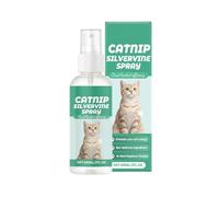 Catnip Spray Mist, Easy Renewing Aid, Relaxation Play Spray with, Active Care Tool with Sturdy Build, Modern Apartment Style, Accessory for Home Dorm Balcony 1.34x4.72Inches