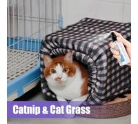 Catnip Spray - Training Natural Catnip Mist | Stress Reducing Spray Cats,Stimulate Play & Encourage Active Behavior For Training, Toys, Beds, Kitten Teasers, Home Playtime, Exercise