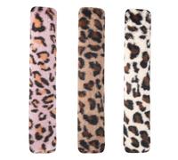 Catnip Stuffed Toys For Cats - 3X Kitten Interactive Teething Stick Pillow | Soft Leopard Print Toy Plush Pet Chew Cushion For Self-Entertainment