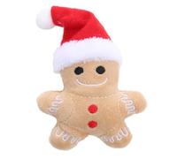 Catnip Toy - Catnip Plush PP Cotton 7x9.5cm | Christmas Gingerbread Man Cat Toy | Catmint Interactive Cat Toys For Feline Play Exercise And Entertainment