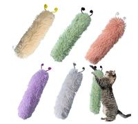 Catnip Toy for Cats, 5 x Caterpillar Shaped Chew Toys for Cats, Multifunctional Teething Rings for Small and Medium Kittens