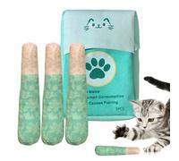 Catnip Toy for Cats, Interactive Funny Chew Toy for Cats, Pack of 3, Safe Teething Aid for Kittens, Indoor and Outdoor Use, for Playing at Home, Fluttering, Scratching, Stimu