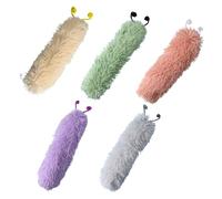 Catnip Toy for Cats - Set of 5 Chew Toys in Caterpillar Shape, Multifunctional Bite Resistant Chew Toy for Small and Large Kittens with Fun