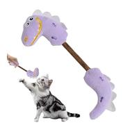 Catnip Toys, Cat Toys with Catnip,Wand Puscia with Cute Teaser - Teaser Sticks, Interactive Cat Puzzles with Bells, Indoor Entertainment for Supplies d