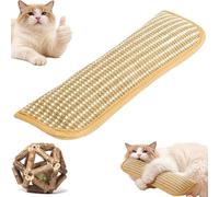 Catnip Toys - Catnip Infused Pillow, Cat Nip Pillow Scratching Pad for Cats, Bite Resistant Kitten Teething Toys for Kittens Teething, Chewing and Anxiety Relief (1PC)