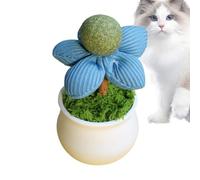 Catnip Toys for Cats - Flower Pot Inspired Feline | Interactive Cat Toy | Lick Safe Healthy Pet Feed Supplies, Catnip Interactive Cat Toy Inspired Feline Enrichment Toys Pet Supplies