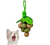 Catnip Toys for Cats,Grape Shape Catnip Ball,A String has 13,Kitty Playing Toy,Catnip Wall Ball,Mix Flavors,Playing and Cleaning Cat Teeth,Hanging Grape Shape,Cat nip on Wall