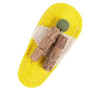Catnip Toys for Cats | Luffa for Teeth, Enrichment,Teether For Kittens In The Shape Of Slippers - For Interactive And Play For Dogs Of Breeds Of Small Medium Large Animals