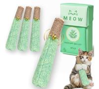 Catnip Toys for Indoor Cats 3 Pack Funny Kitten Teething Chew Toys Soft Durable Toys with Dental Rope and Funny Bell Toys