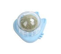 Catnip Toys, Increase Appetite Self-Adhesive Pineapple Shape Cat Catnip Balls Toy for Indoor Cat, Cat Wall-Mounted Mint Balls for Cat Teeth Cleaning Blue-B