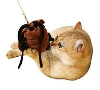 Catnip Toys Plush Cockroach - Funny Crinkle Soft Stuffed Animals | Indoor Kitten Teething Kick Games for Medium Large Pet Outdoor