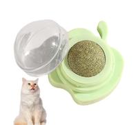 Catnip Wall Ball - Edible Cat Treat Toy, Rotating Interactive Treats, Fun Wall Decor, Safe Natural Licking Play Item, Pet Stress Relief | Cat Nip Balls for Cats Entertainment Health Exercise D