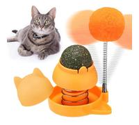 Catnip Wall Toys Safe Healthy Edible Spring Ball Cats Lick Teeth Cleaning