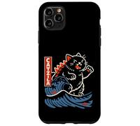 CATNZILA Kaiju Cat Monster Big Wave Parody Art Case for iPhone 11 Pro Max