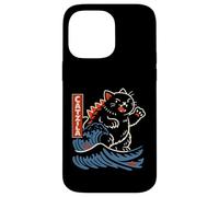 CATNZILA Kaiju Cat Monster Big Wave Parody Art Case for iPhone 14 Pro Max