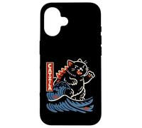 CATNZILA Kaiju Cat Monster Big Wave Parody Art Case for iPhone 16