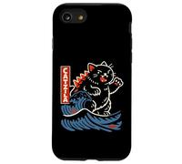 CATNZILA Kaiju Cat Monster Big Wave Parody Art Case for iPhone SE (2020) / 7/8