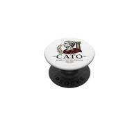 Cato the Younger Ancient Rome Stoic Senator Portrait PopSockets Adhesive PopGrip