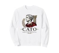 Cato the Younger Ancient Rome Stoic Senator Portrait Sweatshirt
