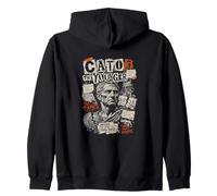 Cato The Younger Better To Die Than Bend Zip Hoodie