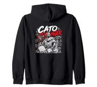 Cato The Younger Roman Stoic Republic Liberty Zip Hoodie