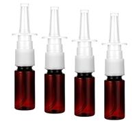 CATOR Pack of 4 30 ml Empty Nose Spray Bottle, Glass Nose Spray Bottle, Nose Spray Bottles, Empty Reusable Refillable Atomiser