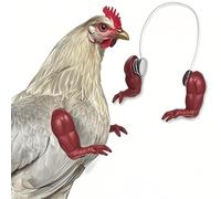 CATOR Strong Combat Chicken Arms - mischievous chicken arm toy - funny gift with laughter - red
