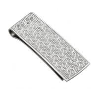 CATORS Hallmarked Signature C Limited Edition Money Clip - Sterling Silver Money Clip Wallet | Slim Stainless Steel Cash Clip & Card Holder | Engraved Personalised Men or Women Gift for Him