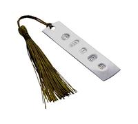 Cators Sterling Silver Bookmark - .925 Sterling Silver Bookmarks for Women & Men, 0.5mm Thick (Medium (80x20mm))