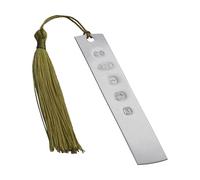 Cators Sterling Silver Bookmark - .925 Sterling Silver Bookmarks for Women & Men, Small Polishing Cloth, 0.5mm Thick (Large (100x20mm))