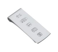 CATORS Sterling Silver Money Clip with Feature Hallmark (Standard) - 50mm x 20mm Wide .925 Silver Money Clip for Men & Women, Money Organiser for Notes, Hallmarked Cash Holder