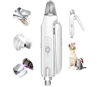 CATPICK 2-in-1 Cat Nail Clippers & Dog Nail Clippers Trimmers for Large Medium Small Dogs Cats Claw Trimmer Quick Sensor and Safety Guard USB Rechargeable with 2 LED Lights Dogs Nail Trimmer