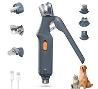 CATPICK 2-in-1 Dog Nail Clippers & Cat Nail Clippers Trimmers for Large Medium Small Dogs Cats Claw Trimmer Quick Sensor and Safety Guard USB Rechargeable with 2 LED Lights Dogs Nail Trimmer