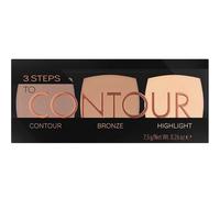 CATRICE 3 Steps To Contour Palette - Sculpt Bronze & Highlight Matte Powder Trio