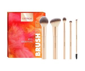 Catrice Accessories BrushesGift Set Powder brush + blusher brush + eye shadow brush + eye blender brush + duo eyebrow brush